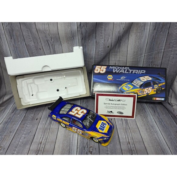 AUTOGRAPHED Michael Waltrip 2008 Elite #55 NAPA Toyota Camry  1 of 5388  Limited - Picture 1 of 13
